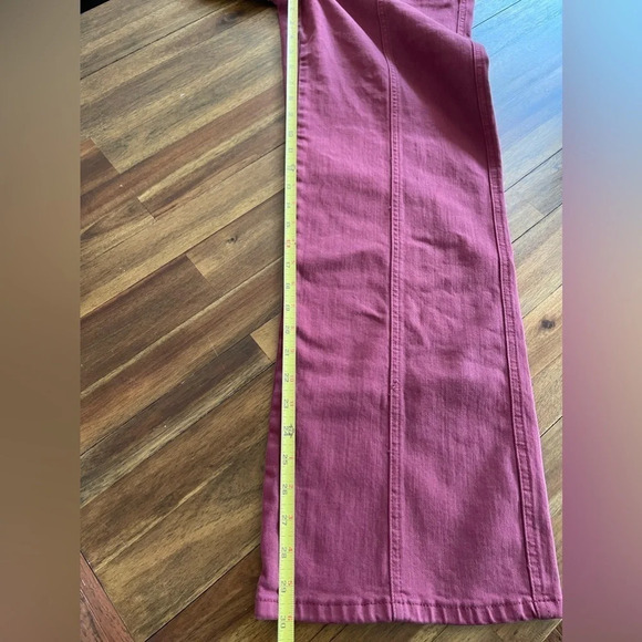 Judy Blue Burgundy front seam straight legJeans - Picture 16 of 16